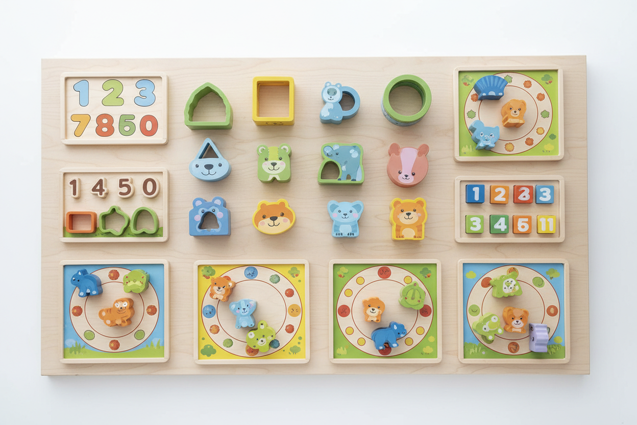 Wooden Puzzles & Games