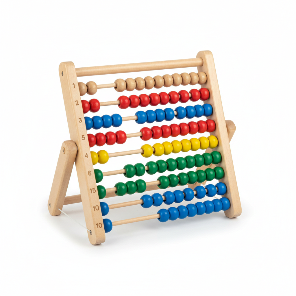Wooden Number Counting Abacus for toddlers