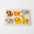 Wooden Peg Puzzle Animals for toddlers